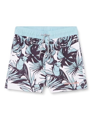 JACK&JONES JUNIOR Jungen Jpstfiji Jjswim Plain Wb Ly Jnr Badeshorts, Gray Mist, 164 EU von JACK&JONES JUNIOR