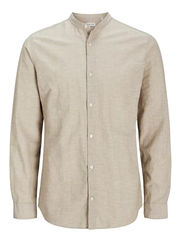 JACK&JONES PLUS Herren Jjebreeze Band Shirt Sn Pls Langarmhemd, Crockery, 4XL Große Größen EU JACK&JONES PLUS Herren Jjebreeze Band Shirt Sn Pls Langarmhemd, Crockery, 4XL Große Größen EU von JACK&JONES PLUS