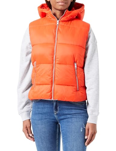 JACK&JONES Damen JXBILLIE Puffer Vest OTW SN Weste, Poinciana, S von JACK & JONES