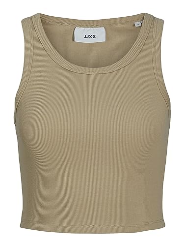 JACK & JONES Damen JXFALLON STR SL Rib TOP JRS NOOS Tanktop, Incense, XL von JACK & JONES