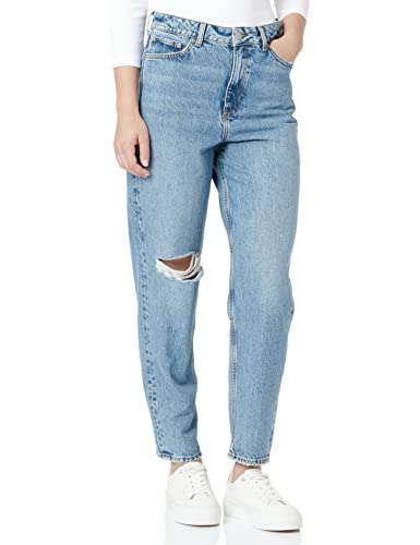 JACK & JONES Damen Jxlisbon Mom Hw Cr4014 Noos Jeans, Medium Blue Denim, 29W / 32L EU von JACK & JONES