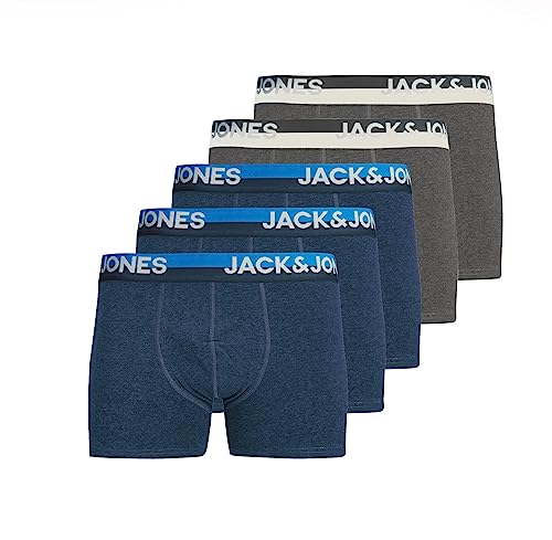 JACK & JONES Herren JACINJECTED Trunk 5 Pack, Navy Blazer/Pack A, XS von JACK & JONES