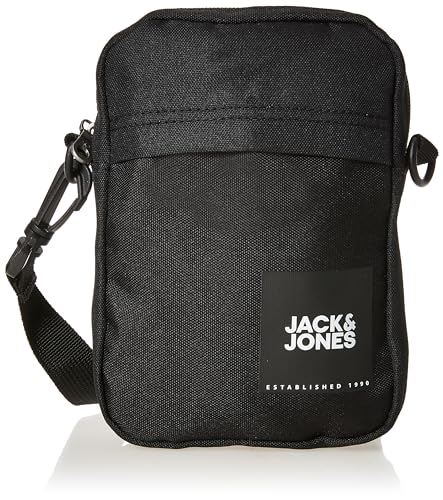 JACK&JONES Herren JACJAMIE SMALL SLINGBAG Schultertasche, Black von JACK & JONES