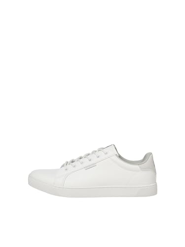 JACK & JONES Herren JFWTRENT PU Bright White 19 NOOS Sneaker, Weiß, 41 EU von JACK & JONES