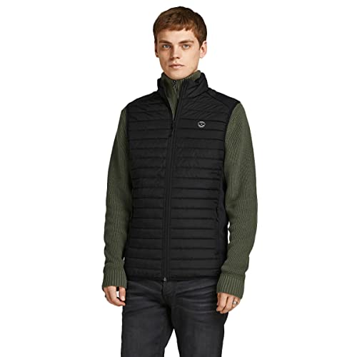 JACK & JONES Herren Jjemulti gesteppte ärmellose Gilet - Schwarz - S von JACK & JONES