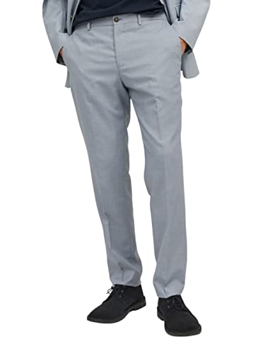 JACK & JONES Herren JPRSOLARIS Trouser NOOS Anzughose, Cashmere Blue/Fit:SUPER Slim FIT, 48 von JACK & JONES