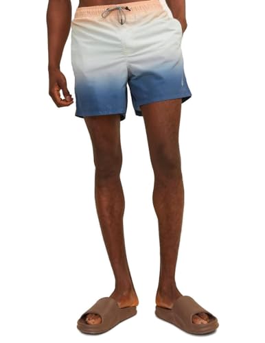 JACK&JONES Herren JPSTFIJI JJSWIM DIP DYE LY SN Badeshorts, Peach Nougat, S von JACK & JONES