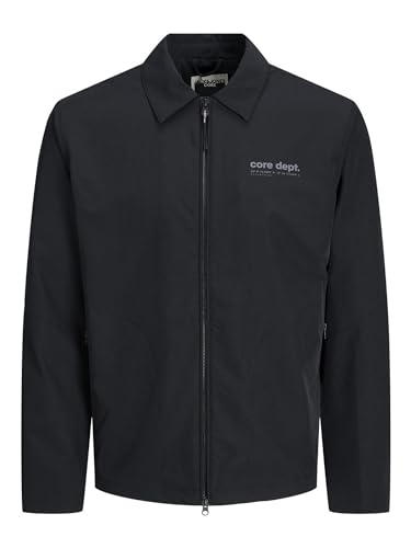 JACK & JONES Herren Jcotrack Shacket Blouson, Schwarz, L JACK & JONES Herren Jcotrack Shacket Blouson, Schwarz, L von JACK & JONES