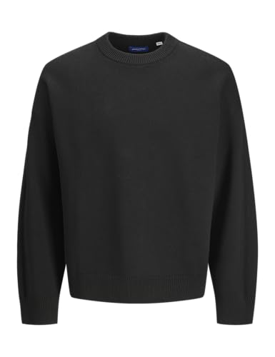JACK&JONES Herren Jorkobe Knit Crew Neck Strickpullover, Black, XS JACK&JONES Herren Jorkobe Knit Crew Neck Strickpullover, Black, XS von JACK & JONES