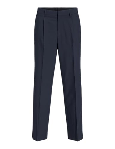 JACK&JONES Herren Jprbushwick Harry Trouser Relaxed Anzughose, Dark Navy/Fit:Relaxed FIT, 20 JACK&JONES Herren Jprbushwick Harry Trouser Relaxed Anzughose, Dark Navy/Fit:Relaxed FIT, 20 von JACK & JONES