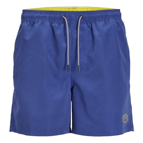 JACK & JONES Herren Badehose Badeshort JPSTFIJI JJSWIM SOLID S M L XL XXL, Größe:S, Farbe:Bluing SOLID 12225961 von JACK & JONES