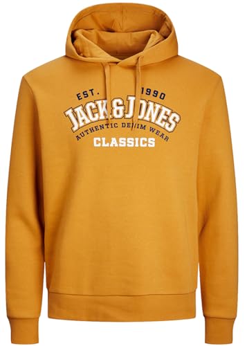 JACK & JONES Herren Kapuzenpullover Hoodie Sweat TXm-b2 (M, 93 Gold) von JACK & JONES