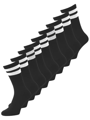 JACK & JONES Herren Tennissocken, Farbe:Schwarz, Größe:One Size JACK & JONES Herren Tennissocken, Farbe:Schwarz, Größe:One Size von JACK & JONES