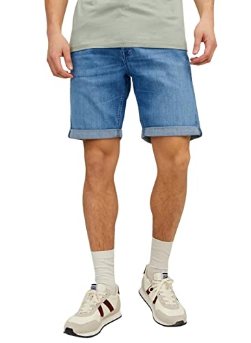 JACK&JONES JEANS INTELLIGENCE Men's JJIRICK JJORIGINAL Shorts AM 621 PCW Jeansshorts, Blue Denim, M von JACK & JONES