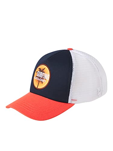 JACK & JONES JUNIOR Jungen Jacbyron Surf Trucker Cap Jnr Hut, Navy Blazer, L/XL von JACK & JONES