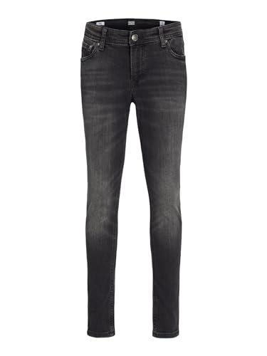 JACK & JONES Jungen Jjiliam Jjoriginal Am 829 Jr Noos Jeans, Schwarz (Black Denim Black Denim), 170 EU von JACK & JONES