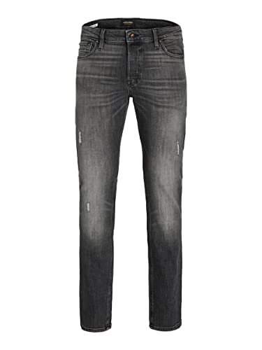 JACK & JONES Herren Jjimike Jjvintage Ge 070 Pcw Jeans, Black Denim, 31W / 34L EU von JACK & JONES