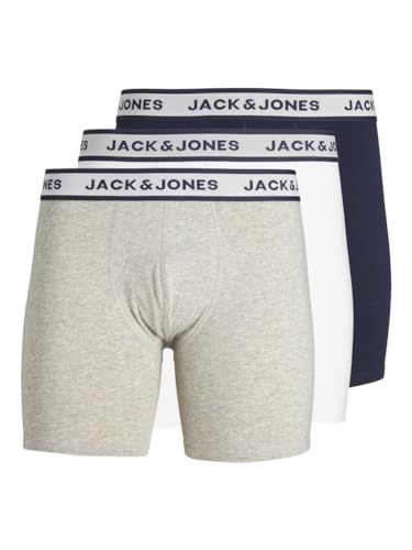 Jack & Jones JACSOLID Boxershorts im 3er-Pack, Boxer a Pantaloncino, Größe L von JACK & JONES