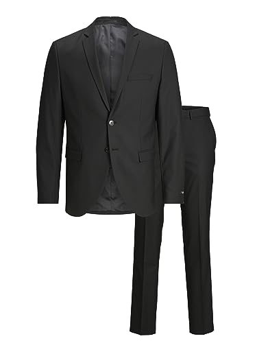 JACK&JONES PLUS Men's JPRFRANCO Suit PS Anzug, Black, 62 von JACK & JONES