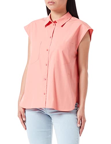 JACK&JONES Women's JJXX JXETTA SL POPLIN Shirt SN Blouse, Burnt Coral, M von JACK & JONES