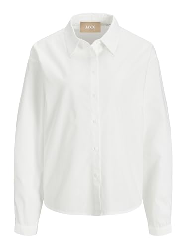 JACK & JONES Damen JJXX JXMISSION LS Relax Shirt NOOS Bluse, White, XS von JACK & JONES