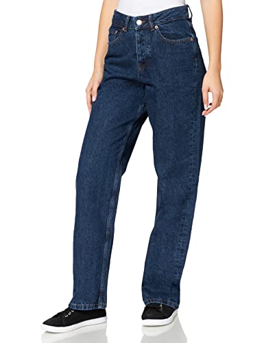 Jack & Jones Women's JJXX JXSEVILLE Loose MW NR5001 NOOS Jeans, Dark Blue Denim, 25/30 von JACK & JONES