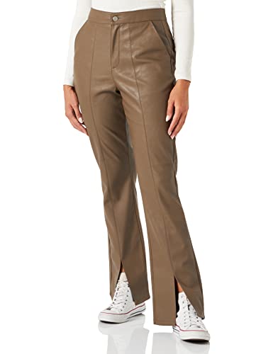 JACK&JONES Women's JXSTELLA Slim HW Faux Leather Pant SN Hose, Morel/Detail:Matte, S von JACK & JONES