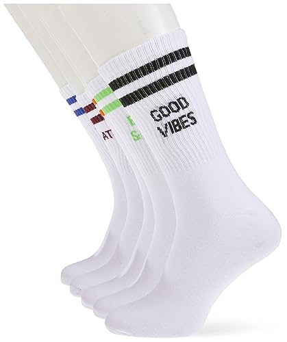 JACK & JONES JACSTATEMENT TENNIS SOCKS 5 PACK von JACK & JONES