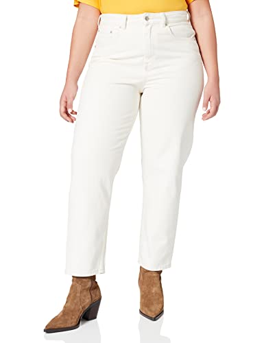 JJXX Damen JJXX JXLISBON MOM HW NR4012 NOOS Jeans, White Denim, 24/30 von JACK & JONES