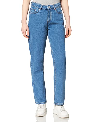 JJXX Damen JJXX JXSEOUL STRAIGHT MW NR3002 NOOS Jeans, Medium Blue Denim, 27/30 von JACK & JONES