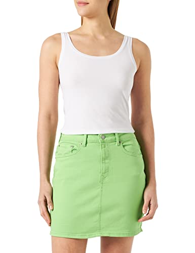 JJXX Women's JXHAZEL Skirt AKM Color LN Rock, Green Flash, S von JACK & JONES