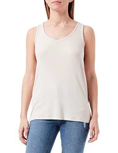 JJXX Women's JXFLEUR SL Loose Rib Tank TOP Blouse, Moonbeam, L von JACK & JONES