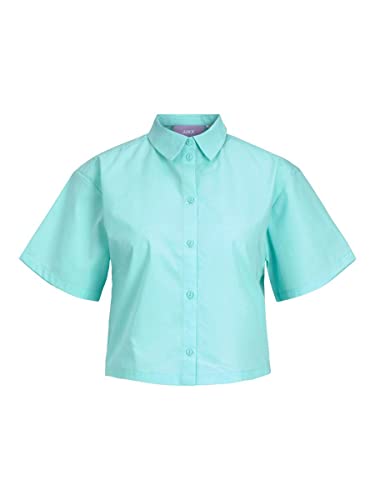 JJXX Women's JXMISSION SS Short Shirt SN Hemdbluse, Aruba Blue, L von JACK & JONES