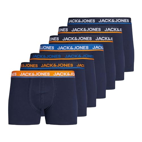 Jack & Jones JACBASIC Navy Trunks 7 Pack von JACK & JONES