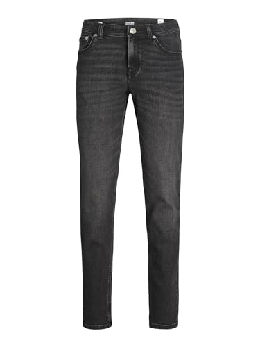 Jack & Jones Jungen JJIGLENN JJIORIGINAL SQ 590 JNR Jeanshose, Black Denim, 134 cm von JACK & JONES