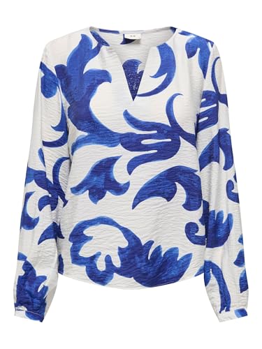 JdY Trendige Damen Bluse Langarm Shirt Top V-Ausschnitt Zeitloser Design, Farben:Blau, Größe:M JdY Trendige Damen Bluse Langarm Shirt Top V-Ausschnitt Zeitloser Design, Farben:Blau, Größe:M von JdY