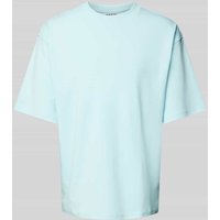 JAKE*S STUDIO MEN T-Shirt mit Rundhalsausschnitt in Aqua, Größe L von JAKE*S STUDIO MEN