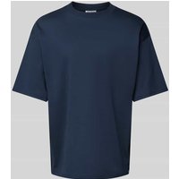 JAKE*S STUDIO MEN T-Shirt mit Rundhalsausschnitt in Marine, Größe L von JAKE*S STUDIO MEN