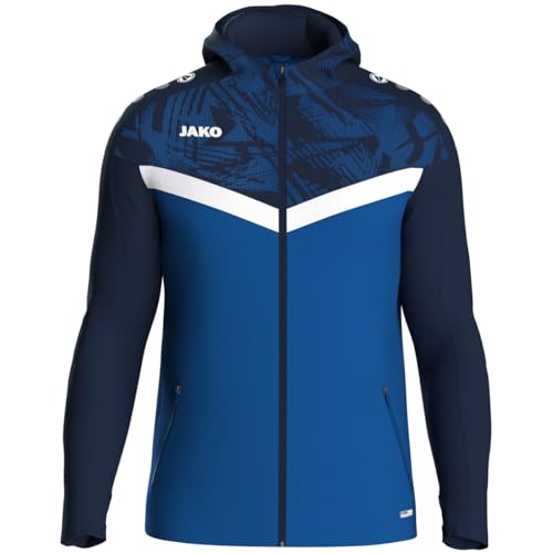 JAKO Kapuzenjacke Iconic, Größe:L, Farbe:royal/marine von JAKO