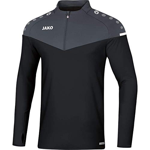 JAKO Zip Top Champ 2.0, Größe:3XL, Farbe:schwarz/anthrazit von JAKO