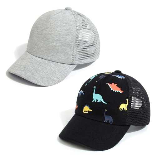 JANGANNSA Children's Baseball Cap Dinosaur Horn Summer UV Children's Hat for Boys Girls 1-2 Years von JANGANNSA