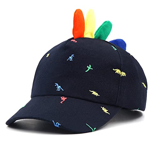 JANGANNSA Children's Baseball Cap Dinosaur Horn Summer UV Children's Hat for Boys Girls 2-4 Years von JANGANNSA