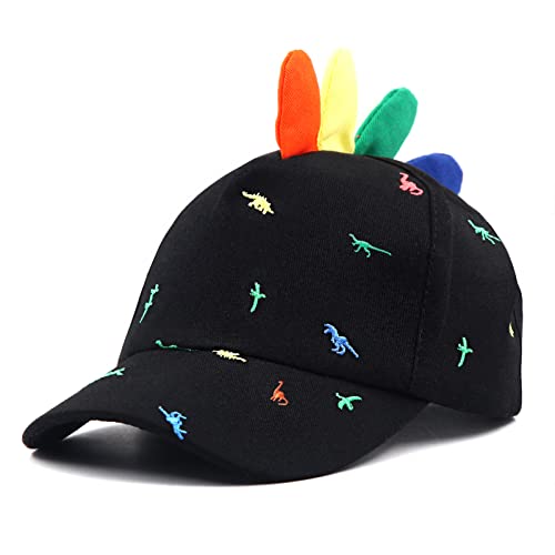 JANGANNSA Children's Baseball Cap Dinosaur Horn Summer UV Children's Hat for Boys Girls 4-8 Years von JANGANNSA