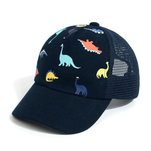 JANGANNSA Children's Baseball Cap Dinosaur Horn Summer UV Children's Hat for Boys Girls 2-4 Years von JANGANNSA