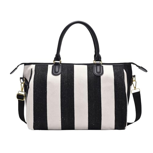 JANSBEN Damen Taschen Groß Canvas Handtasche Schultertasche Shopping Toto Bag für Alltag Arbeit und Schule unterwegs von JANSBEN