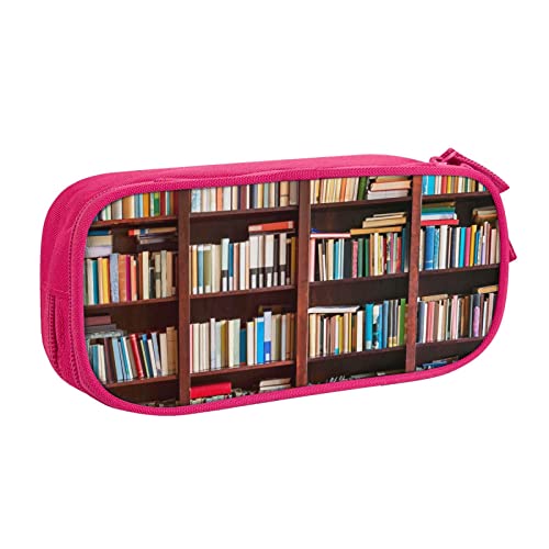 JCAKES Federmäppchen mit großem Fassungsvermögen, Bücher Bleistift Stift Tasche Schreibwaren Beutel Organizer mit Fach Pencase für Mädchen und Jungen, Schwarz Blau Rosa, rose, Einheitsgröße, von JCAKES