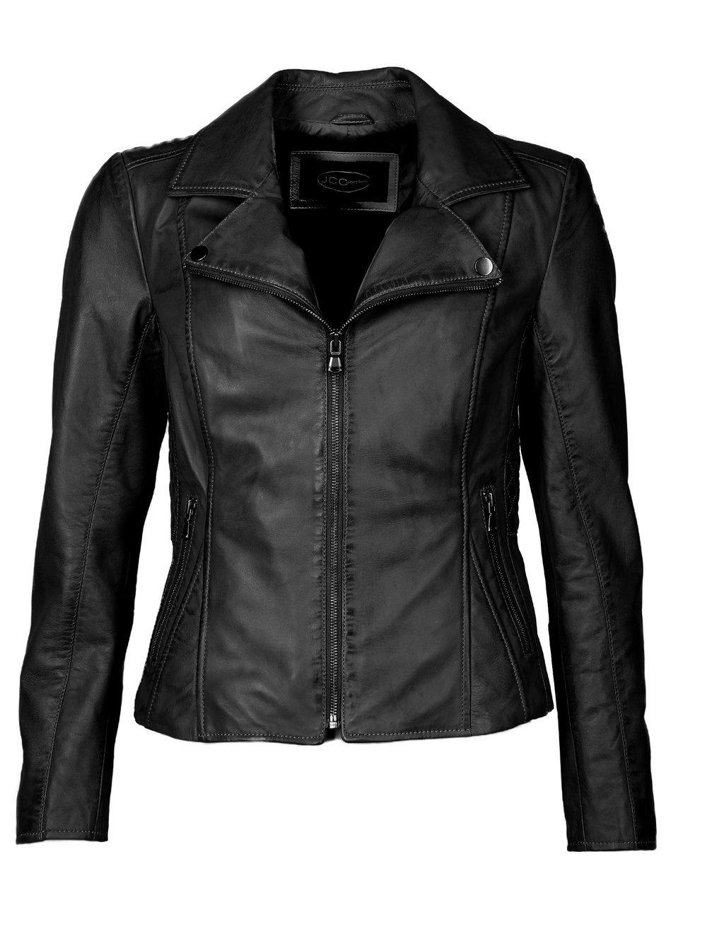 JCC Lederjacke Damen, schwarz von JCC