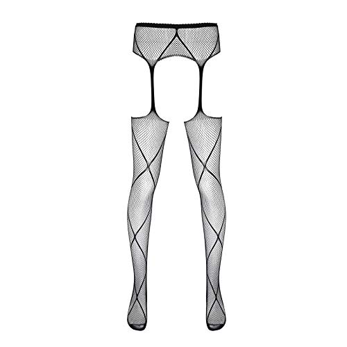 JEATHA Herren Reizwäsche Mesh Strumpfhose Netzstrümpfe Offen Schritt Ultradünn Pyjamahose Transparente Leggings Sissy Unterwäsche Erotik Dessous Type A OneSize von JEATHA