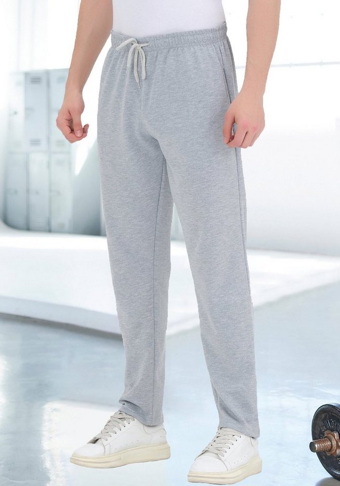 JEEL Jogginghose Sweathose Herren Sporthose Baumwolle, Freizeit von JEEL