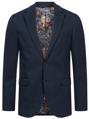 JEFF Herren JFEzra Sakko mit Stretch | Klassische Anzugjacke Herrenjackett Dark Navy 56 JEFF Herren JFEzra Sakko mit Stretch | Klassische Anzugjacke Herrenjackett Dark Navy 56 von JEFF
